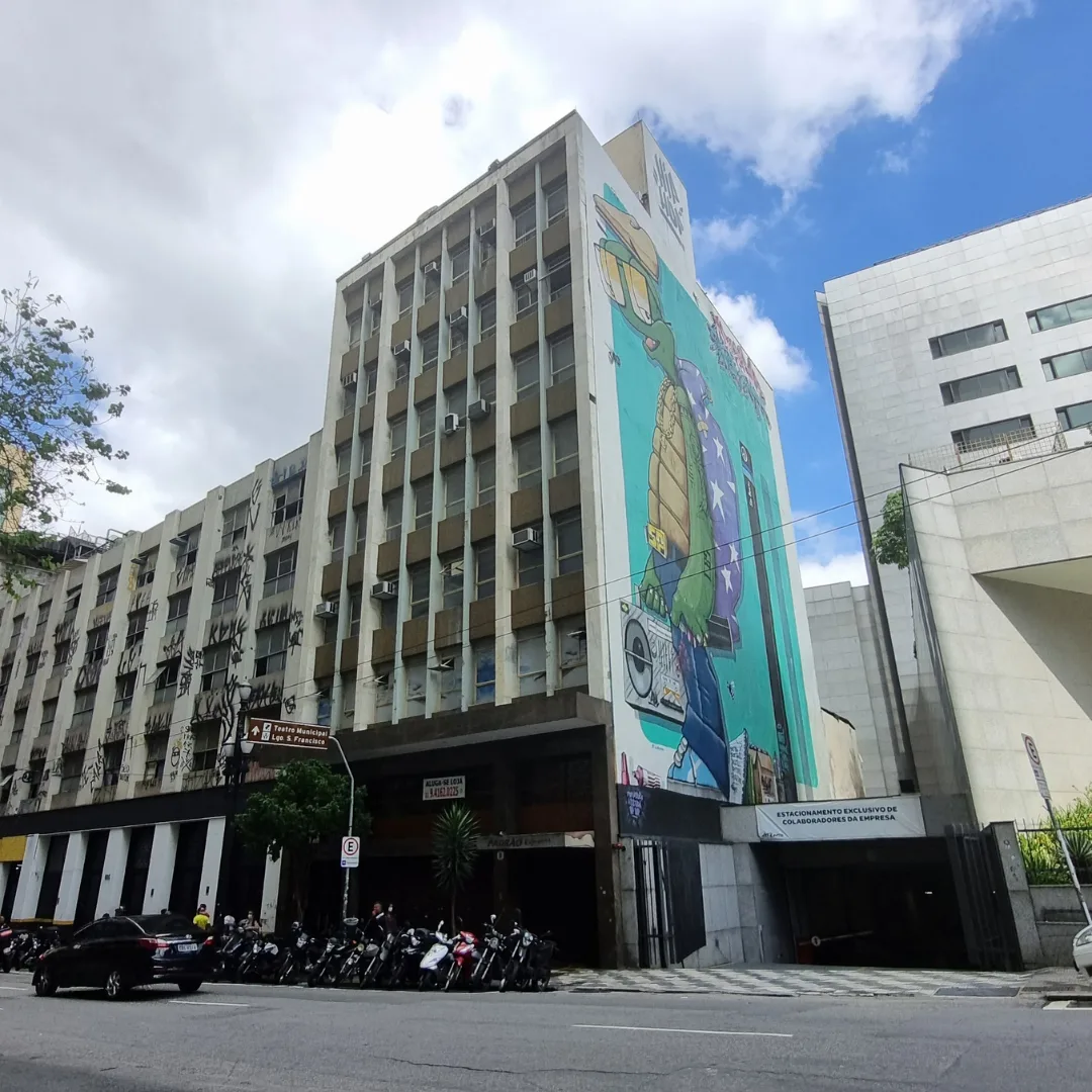 Fachada do Edifício Líbero, operado pela CITAS em São Paulo