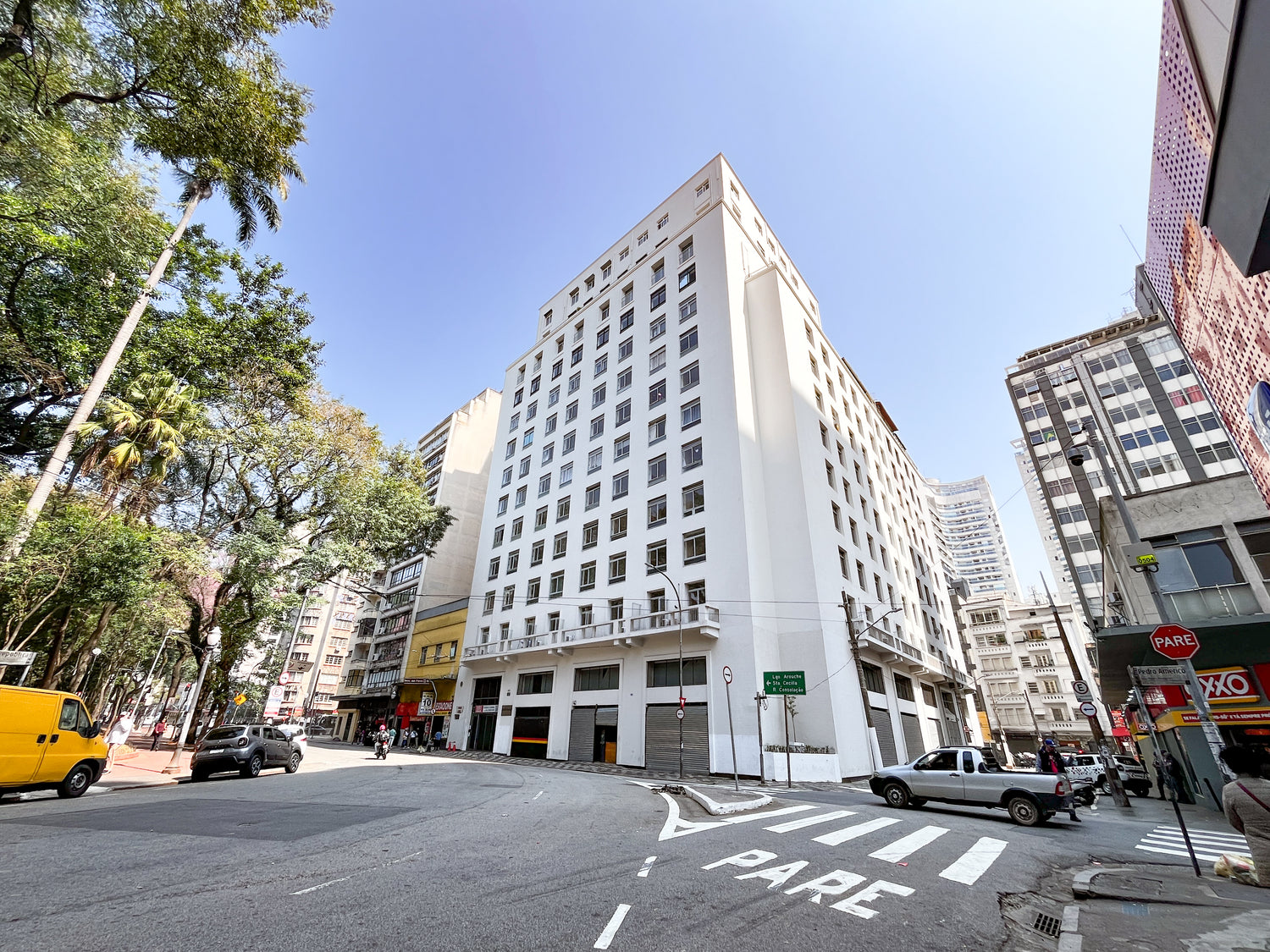 Fachada do Edifício República, operado pela CITAS em São Paulo