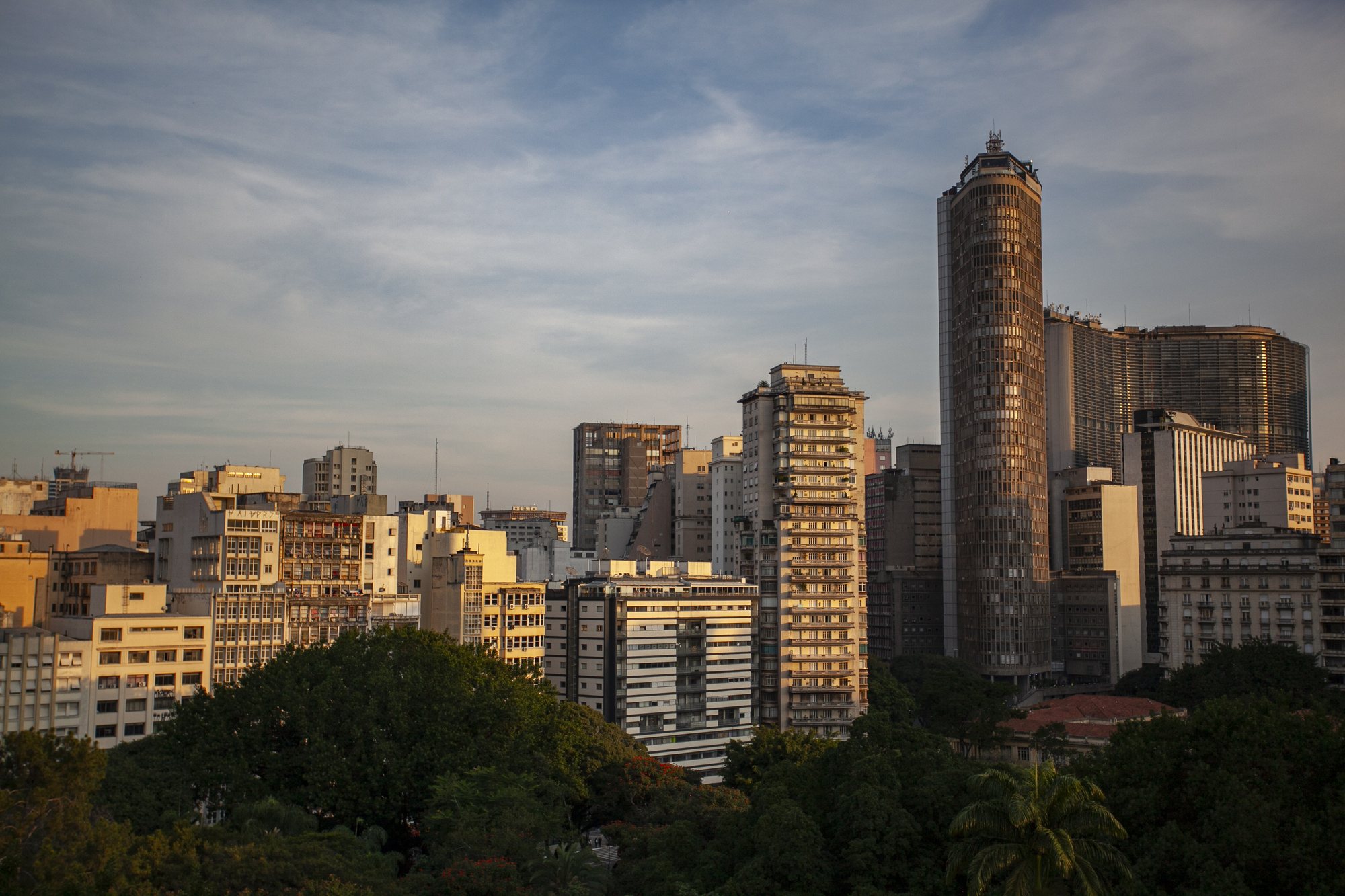 Vista urbana de São Paulo a partir de um imóvel CITAS